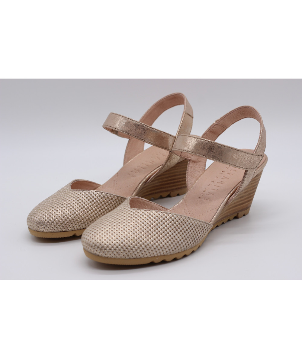 Sandales Compensées Sam Edelman En Daim - Bride à La Cheville - Taille 10 - Excellent état