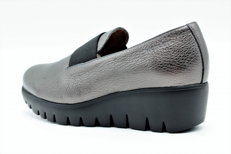 mocassin semelle compensée femme