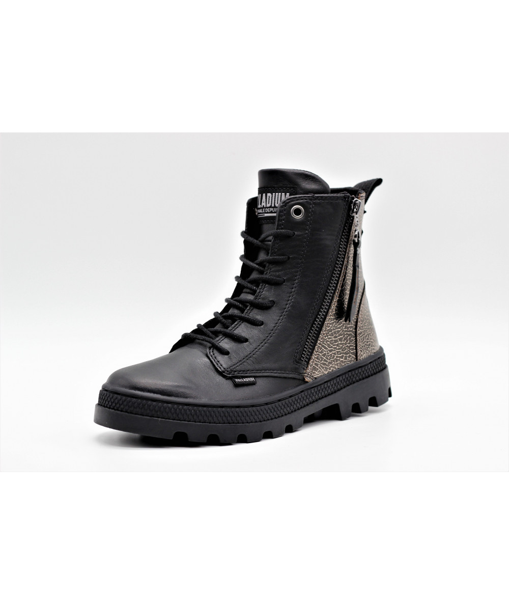 palladium boots cuir femme
