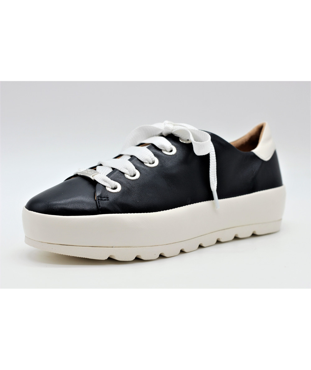 basket en cuir femme