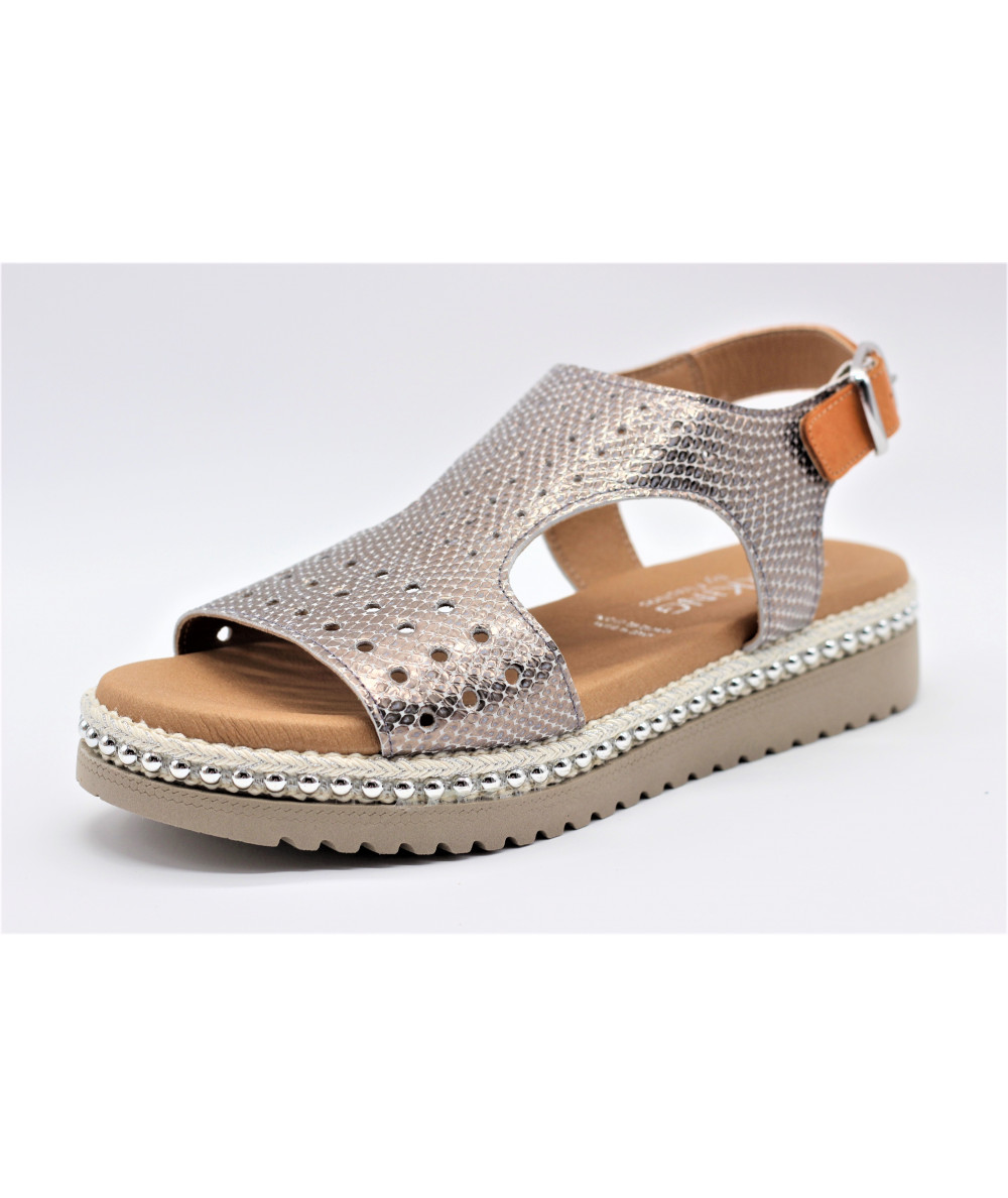 Dorking Plateforme Pour Fresh 7777 Cuir Femmes Sandale En 2YbeD9WHIE