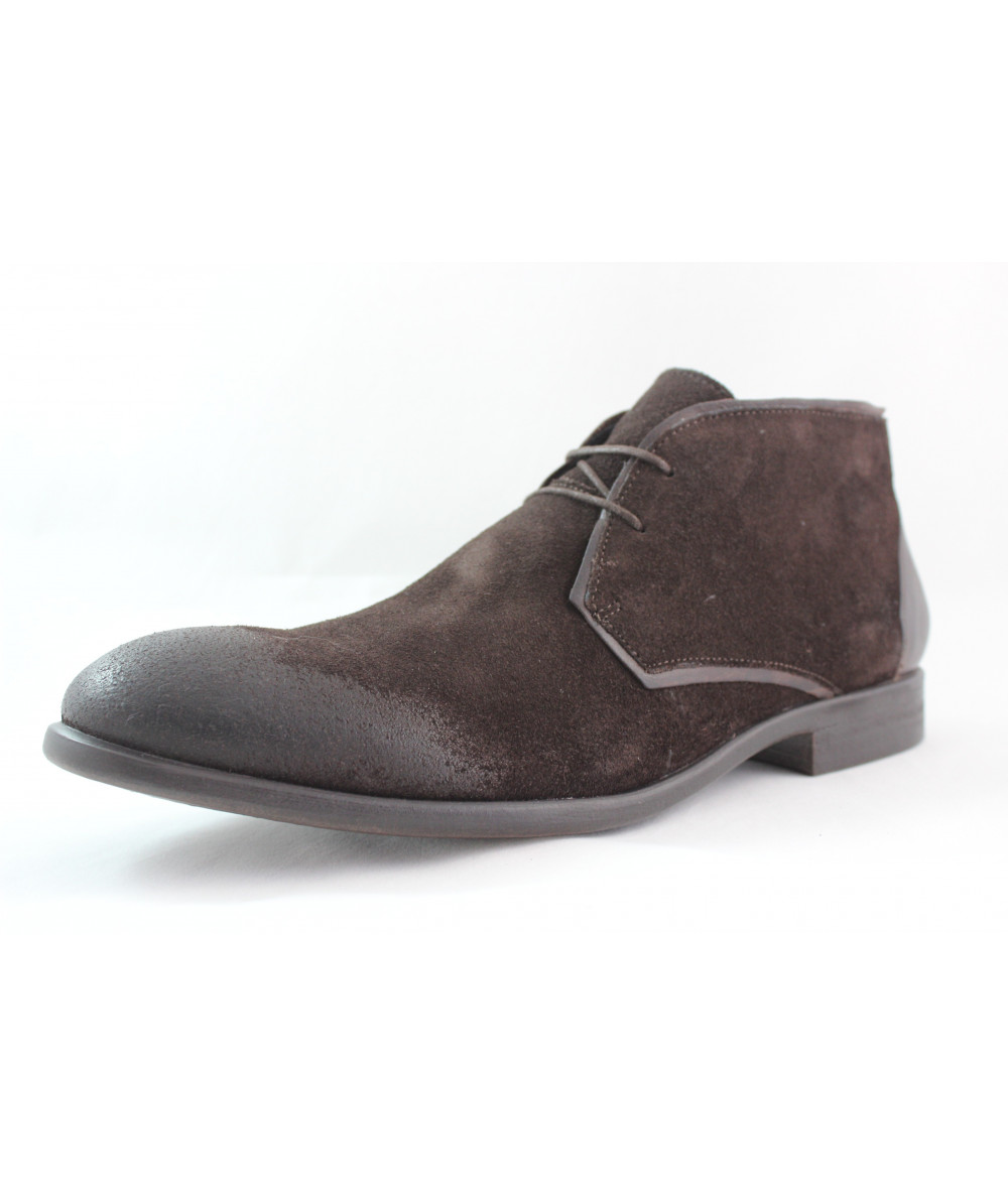 bottines homme cuir vintage