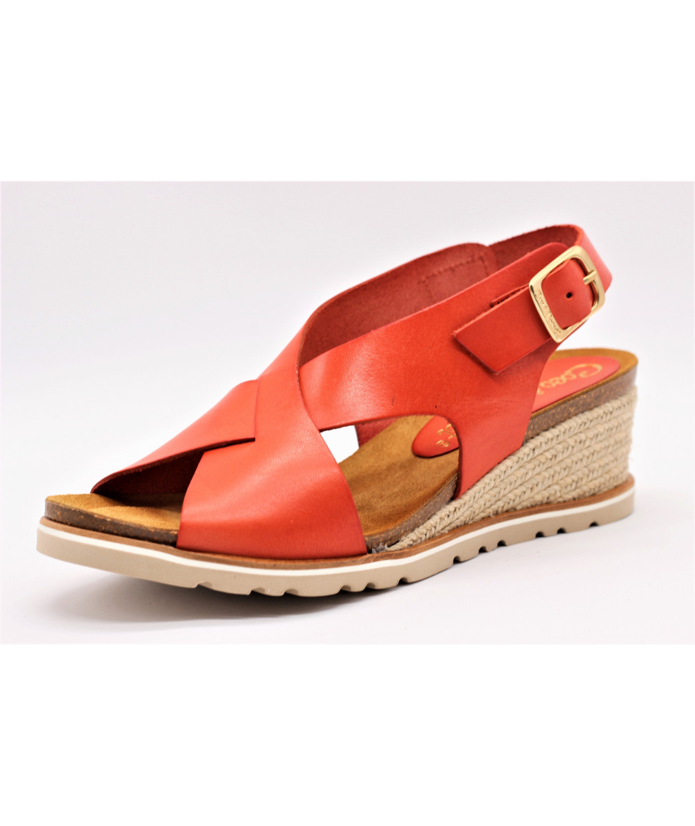sandale coco abricot