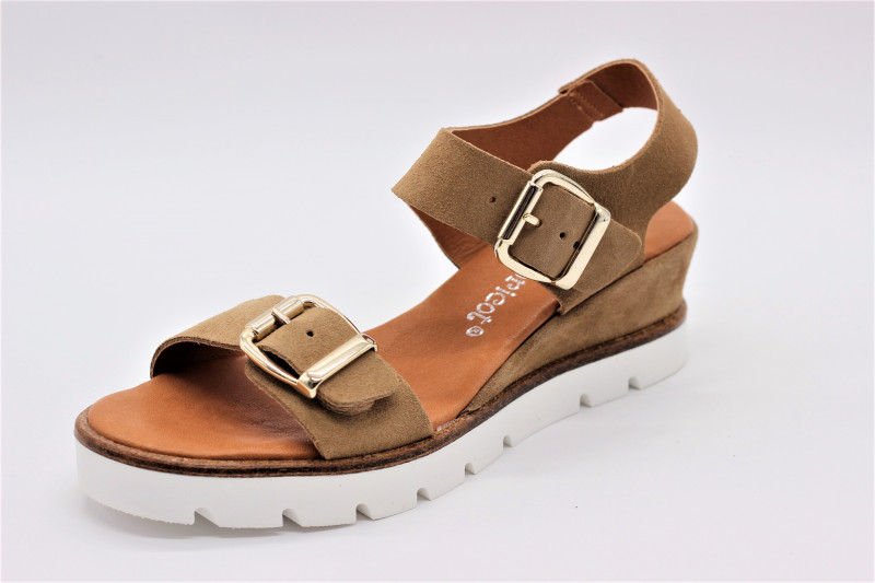 sandale coco abricot