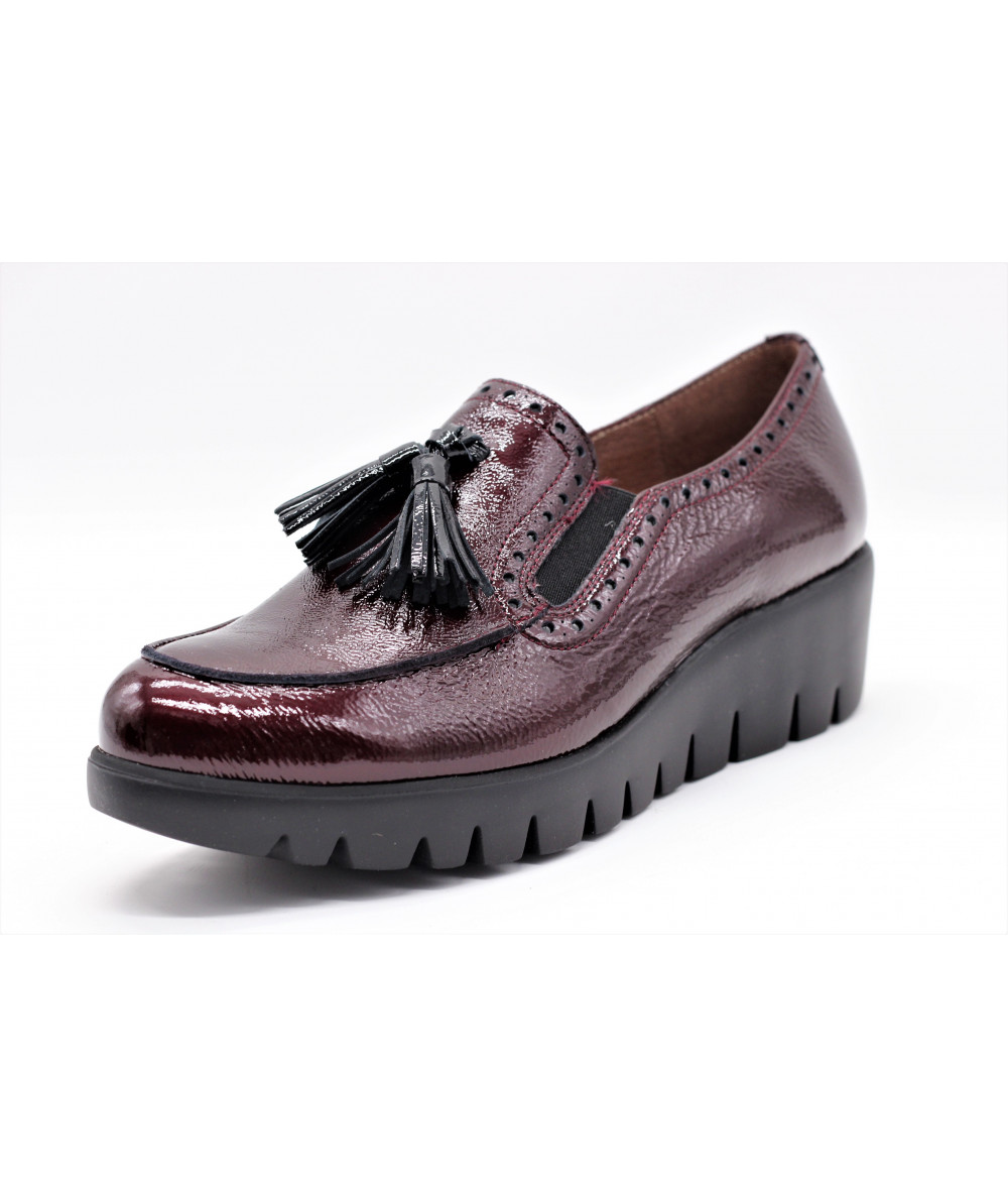 mocassin semelle compensée homme