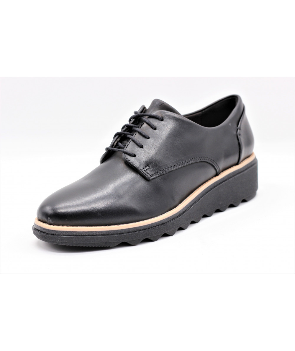 derbies femme semelle compensée