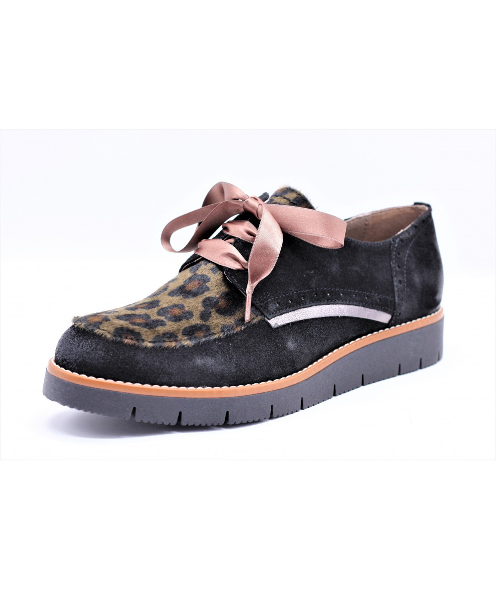 derbies leopard homme