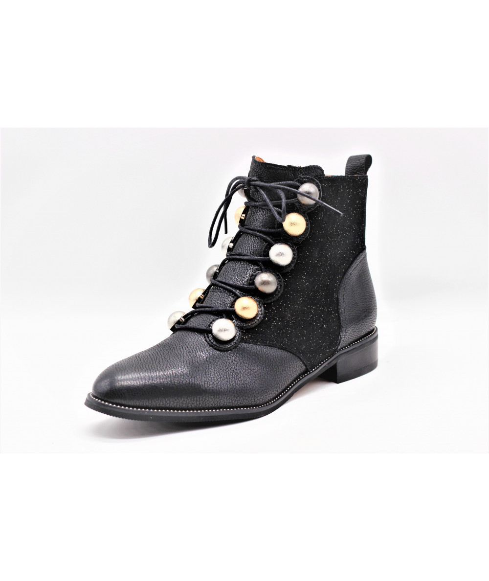 bottines noires originales