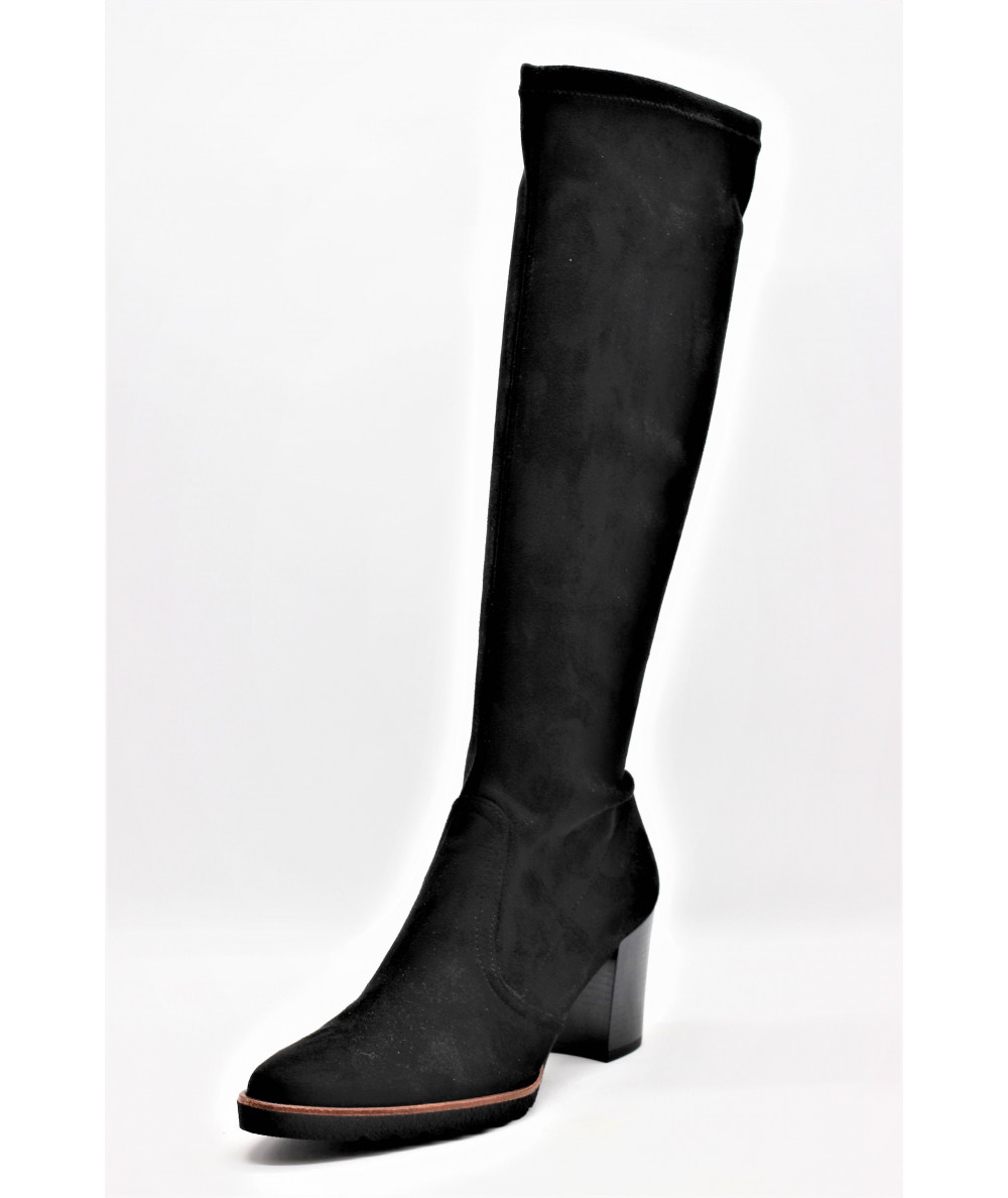 bottes noires velours