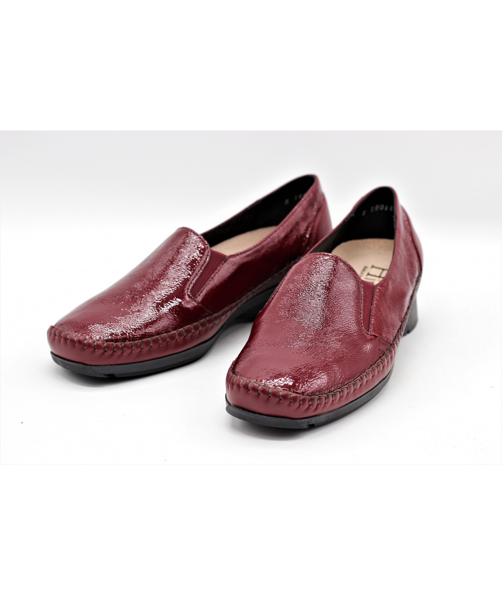 Ballerines Femme Hirica En Cuir Marron - Taille 37 - Neuf Avec Emballage