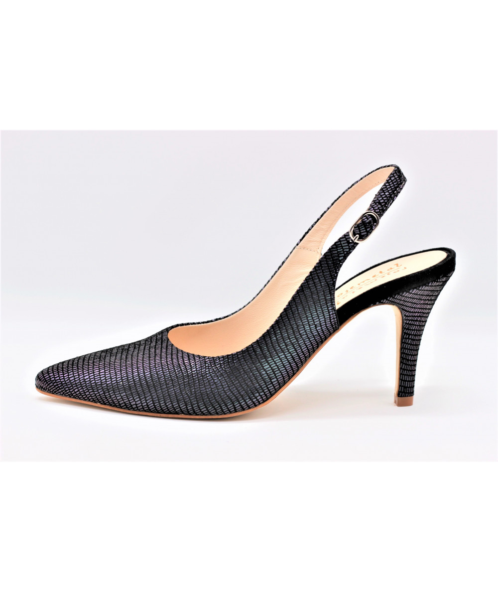 escarpin a bride arriere
