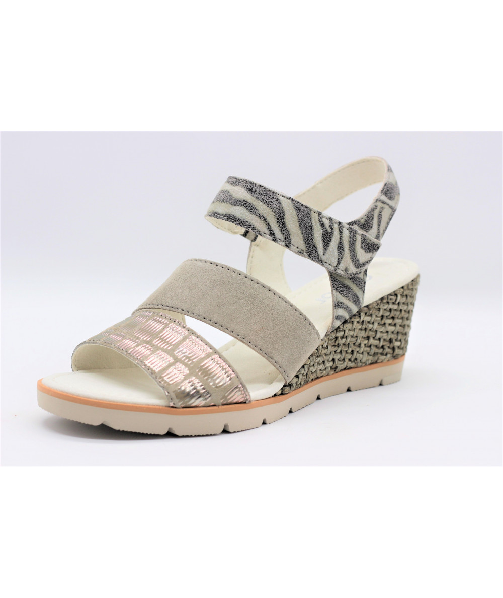 sandales cuir confort femme