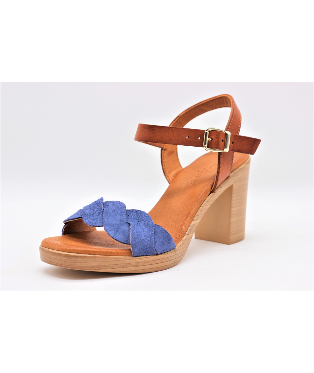 sandale coco abricot