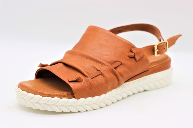 sandale coco abricot