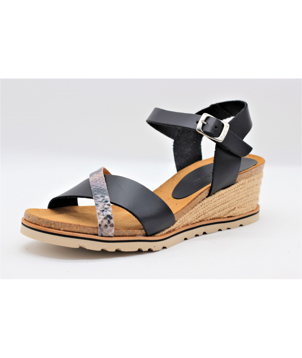 sandale coco abricot