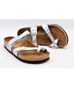 BIRKENSTOCK MAYARI BIRKO-FLOR SILVER