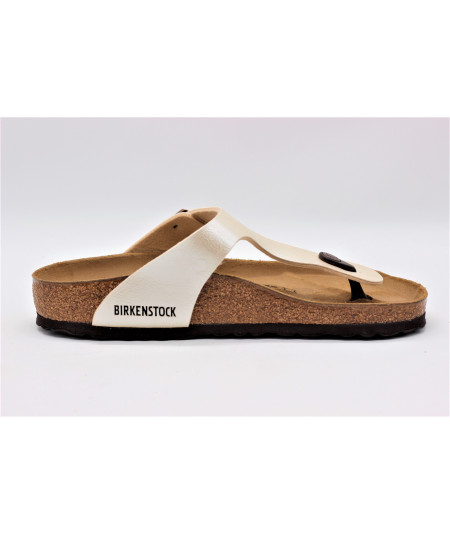 BIRKENSTOCK GIZEH BIRKO GRACEFUL PEARL WHITE