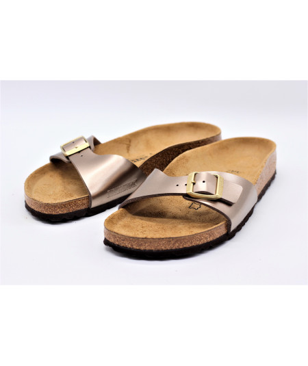 BIRKENSTOCK MADRID ELECTRIC METALLIC TAUPE