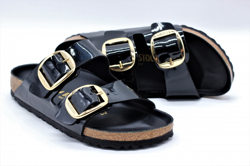 birkenstock arizona vernis noir