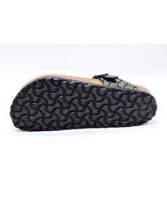 BIRKENSTOCK GIZEH GATOR GLEAM BLACK