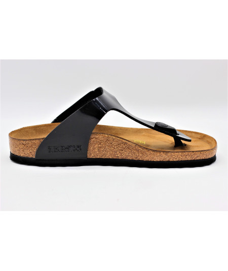 BIRKENSTOCK GIZEH VERNIS NOIR