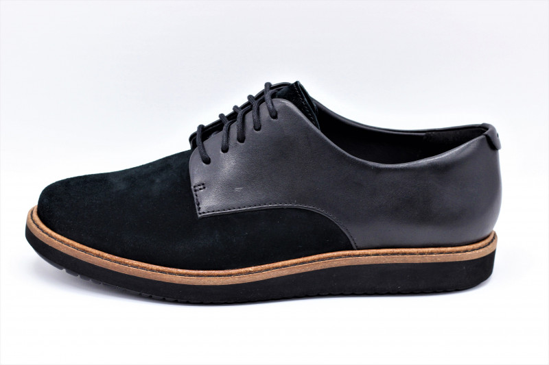 glick darby black leather
