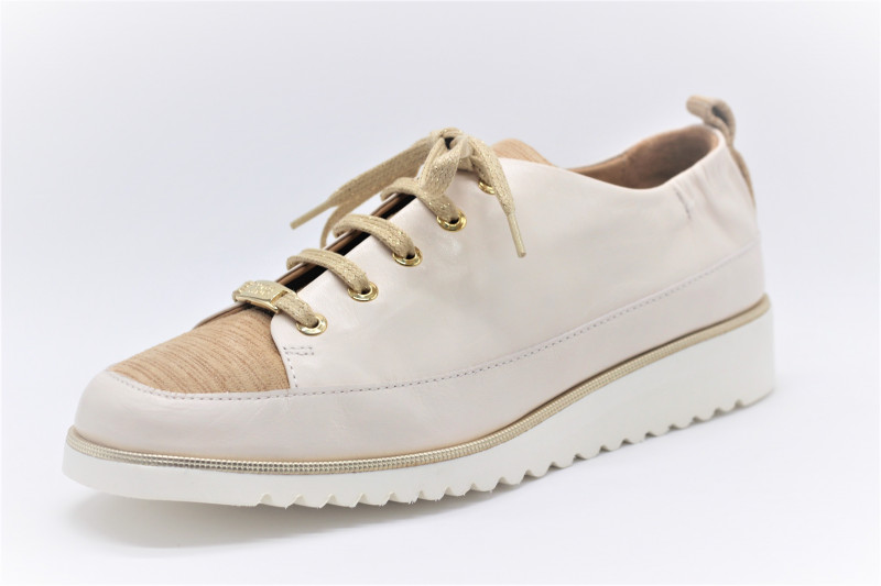 XSA baskets 9492 en cuir nappa CREME un look ultra chic ...