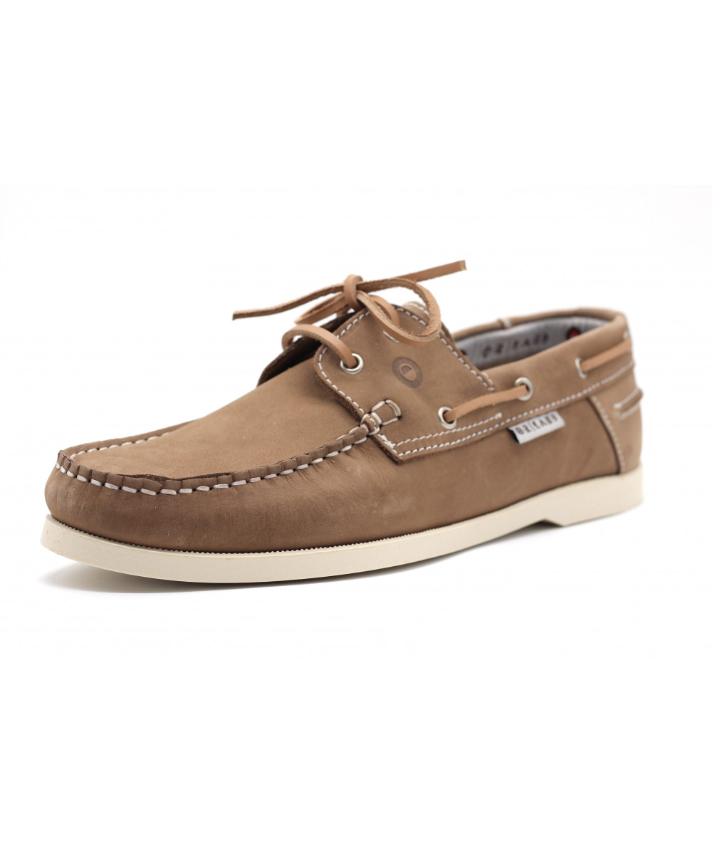 1601 NUBUCK Bateau Homme Cuir Beige Confort L Empreinte Chaussures