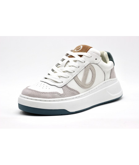 Baskets Femme | No Name Bridget Sneaker Grain Blanc