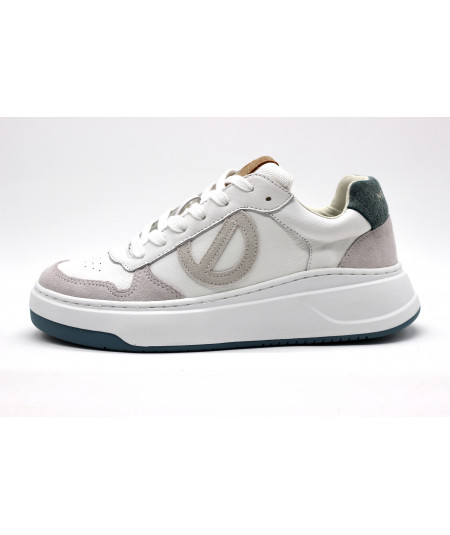 Baskets Femme | No Name Bridget Sneaker Grain Blanc