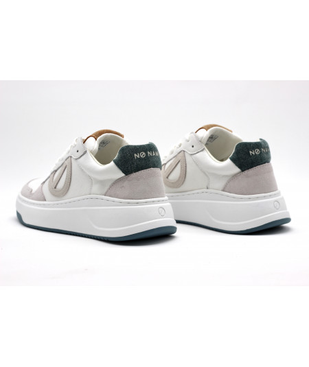 Baskets Femme | No Name Bridget Sneaker Grain Blanc