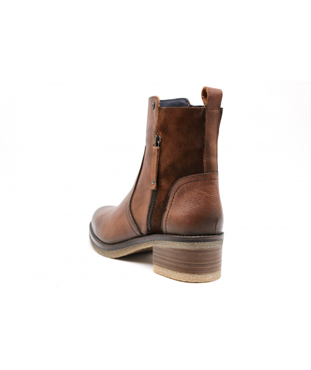 bottines dorking rouge