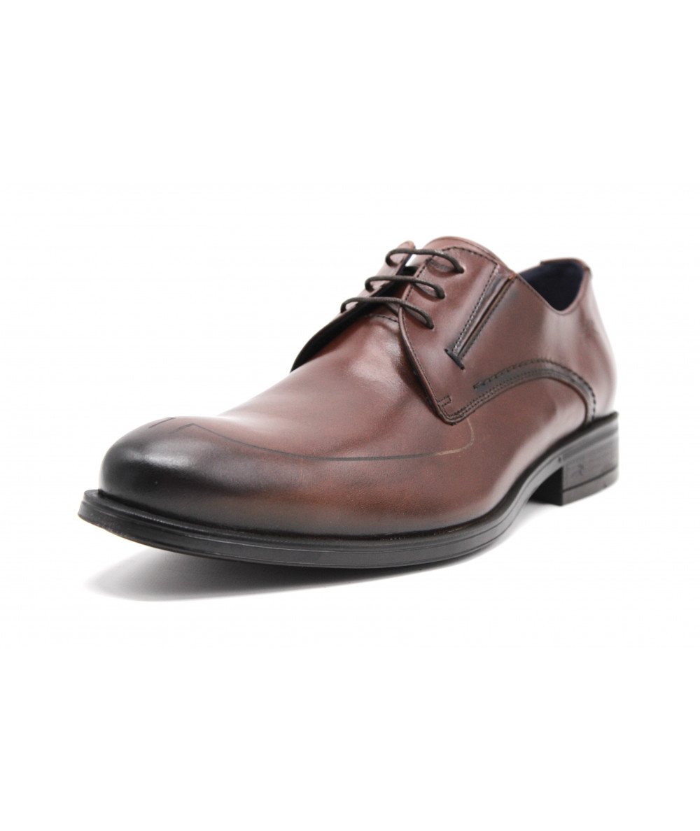 Chaussure Homme Derby en cuir Noir - Marque - Modèle - Confortable -  Élégant - Moderne