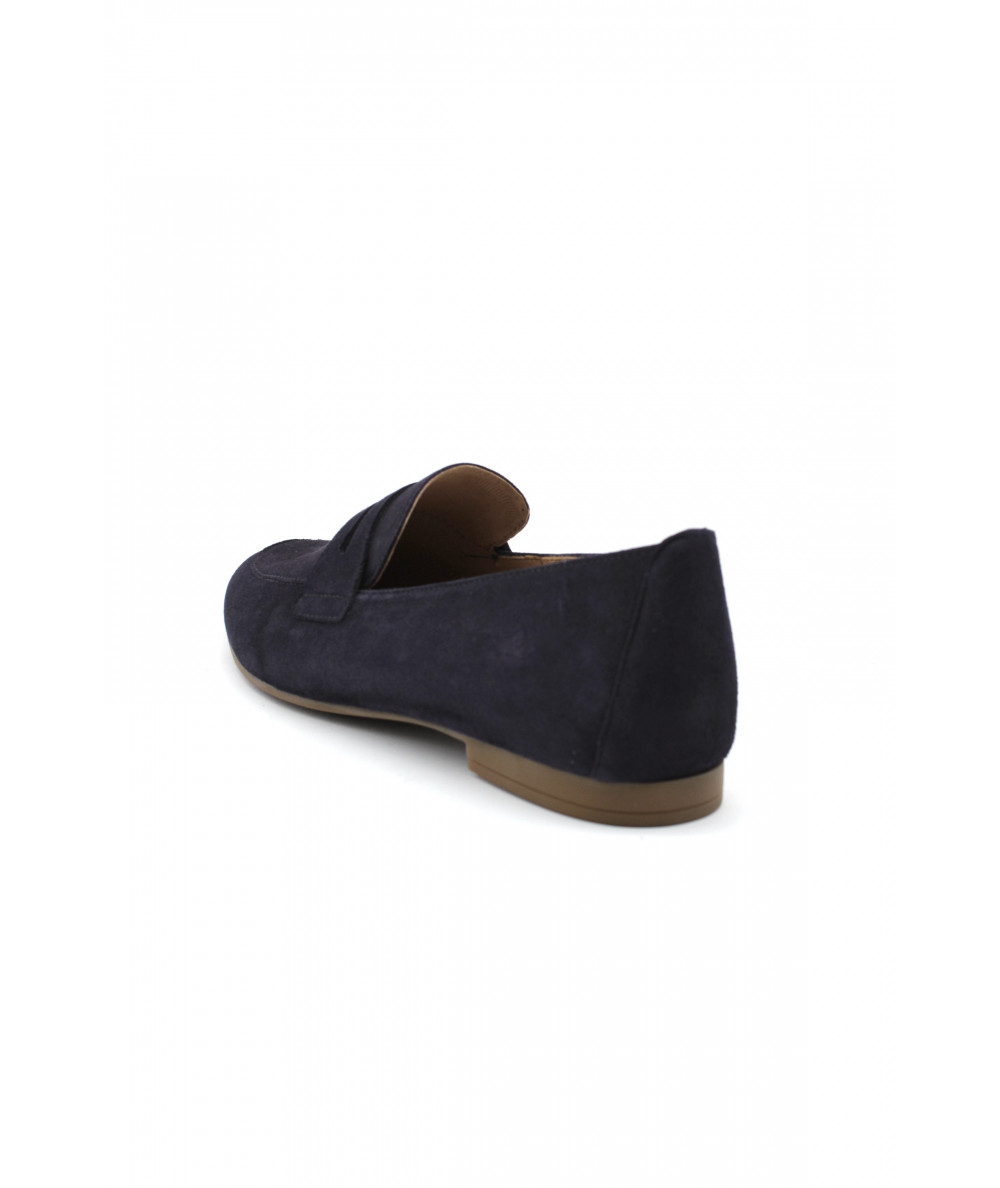 Gabor Femme Chaussures Basses Mocassin Daim - Chaussons Confortables Pour Quotidien