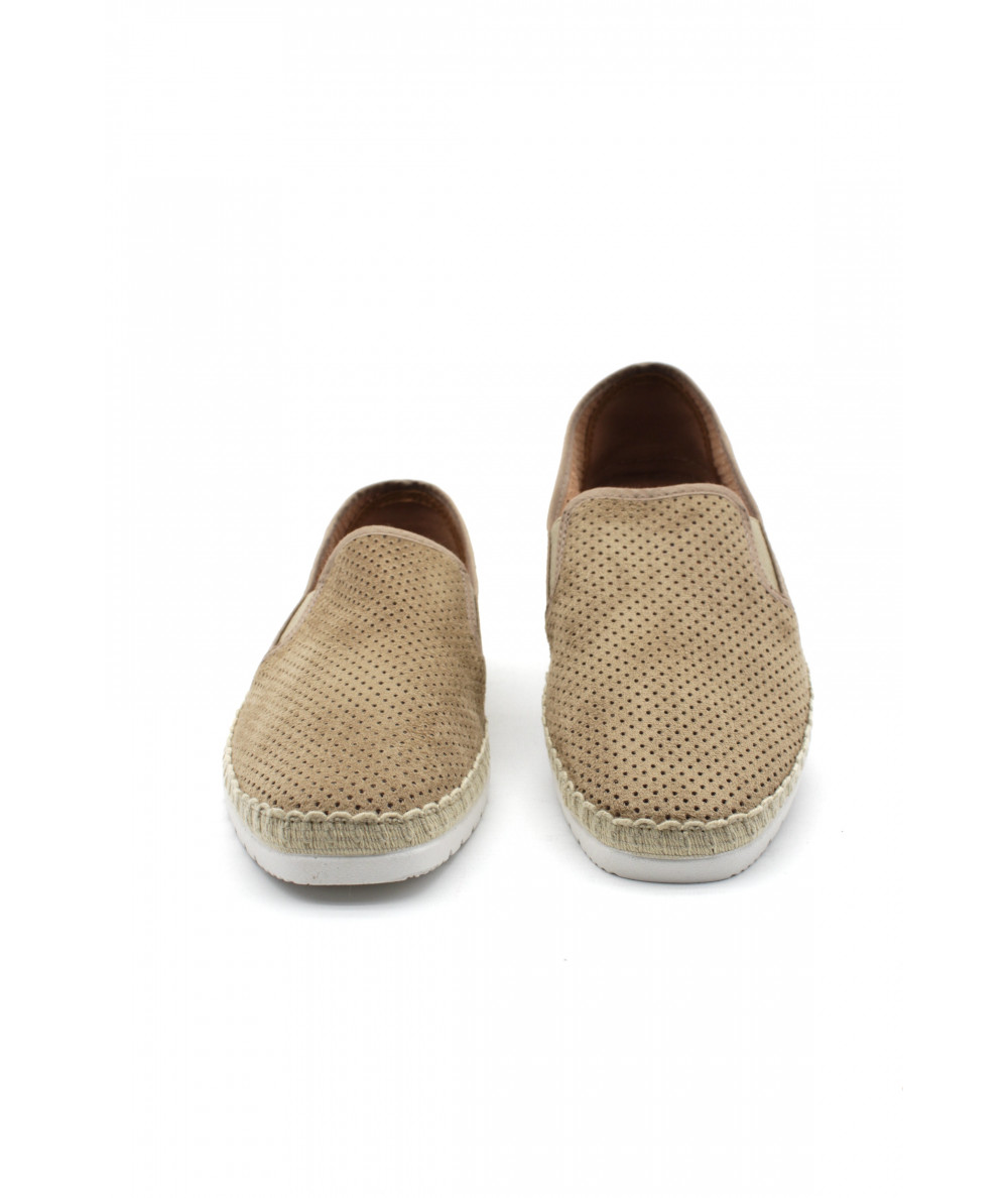 Mocassins/Babouches TREMP En Cuir Souple Vieux Rose - Taille 39 - Occasion TTBE