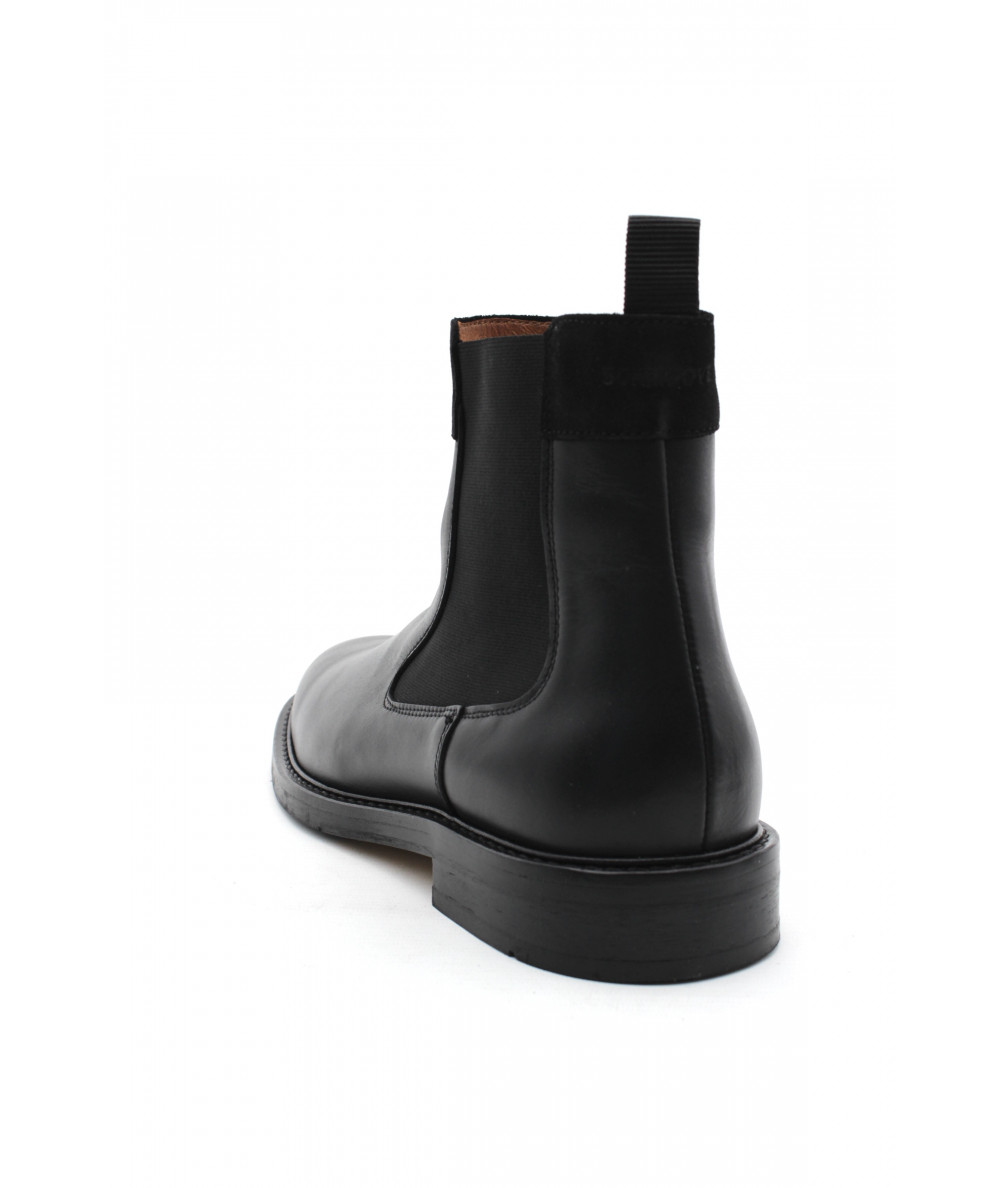 Bottines Schmooove Heroine - Pointure 36 - Cuir Camel/café - Talons Plats - Occasion