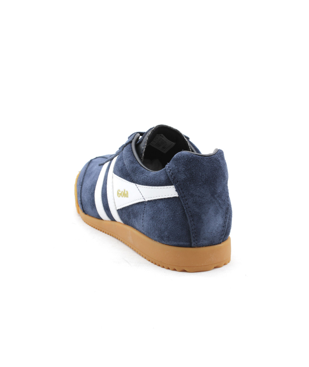 Baskets Gola Harrier - Marine/rouge/soleil, Taille 42 EU, Daim Et Caoutchouc, Neuf Boîte 2025