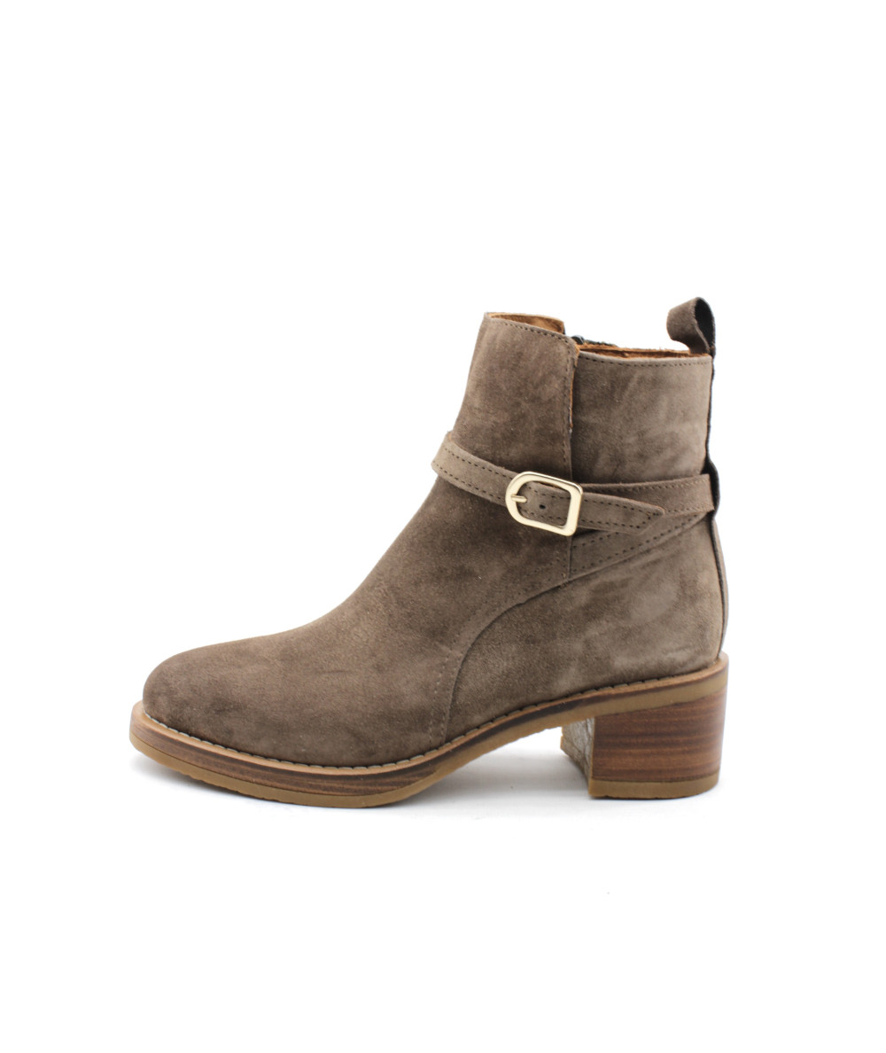 Bottines Courtes Antidérapantes Lanunlly Pour Femme - Style Rétro, Talon Bas, Confortables