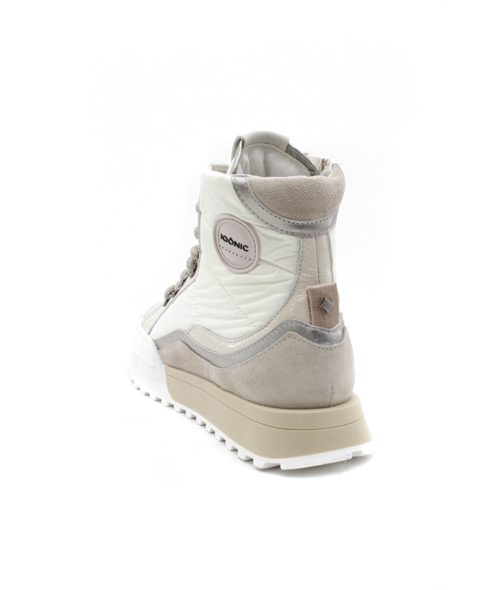 Baskets montantes cuir blanc Sansha T38 main image 1