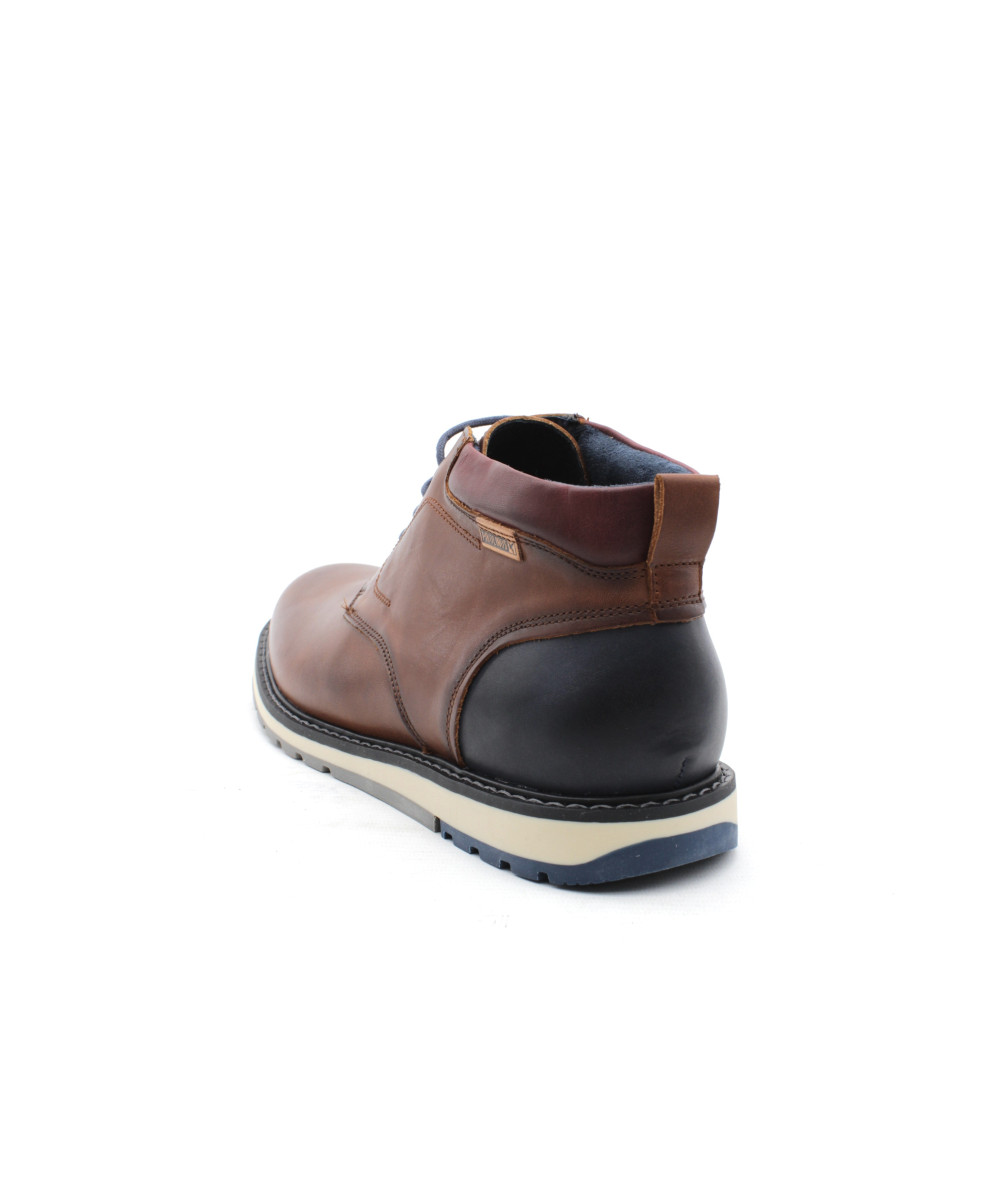 Bottines Pikolinos Cuir Naturel Marron - Pointure 41 - Laçage + Zip - Très Bon état