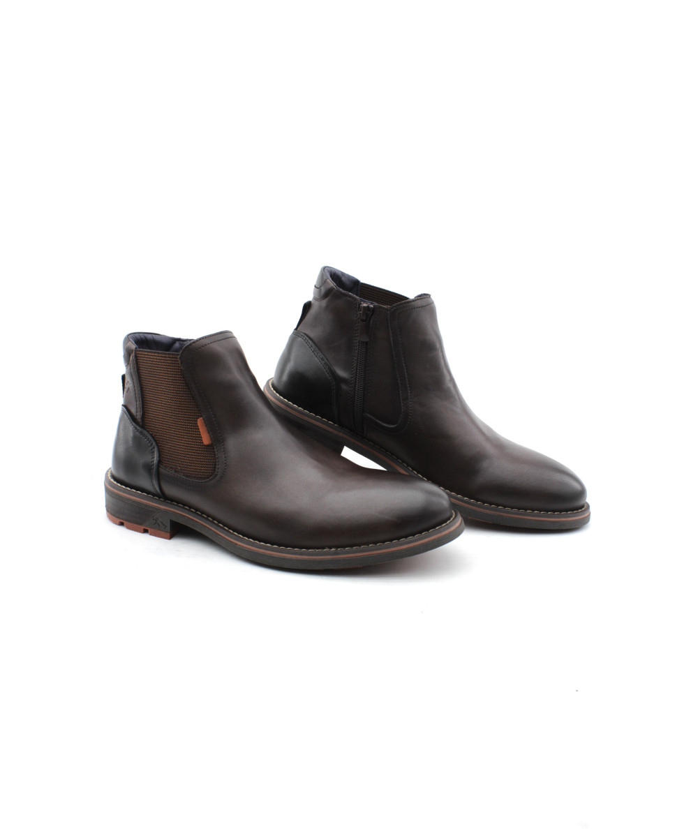 Fluchos F2040 Scarpe Uomo In Pelle Marrone Chiaro - Chiusura Con Lacci, Comode E Casual - 2