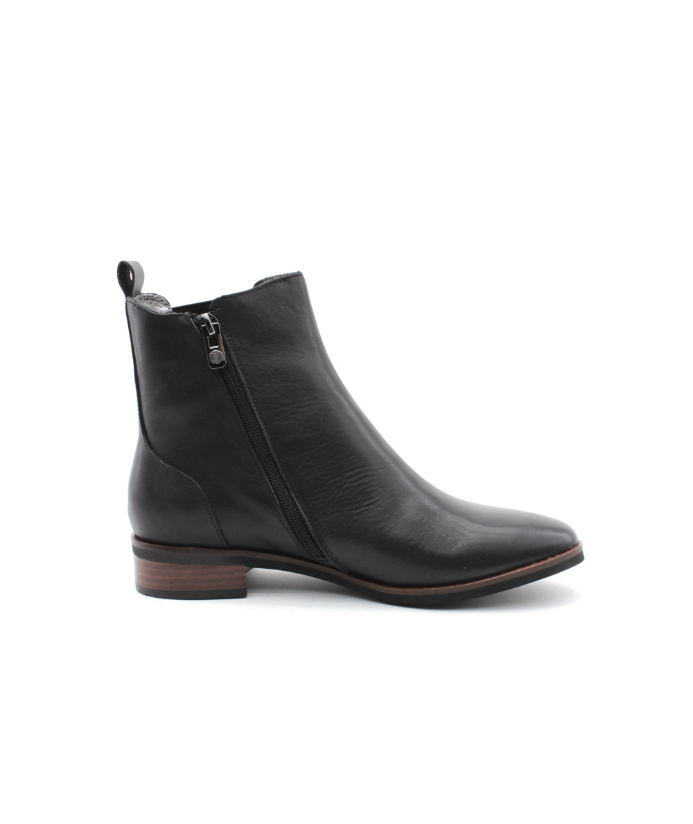 Bottes Karston Modèle Jaxone En Cuir Noir - Taille 41 Femme, Neuves Avec Emballage, Style Ville