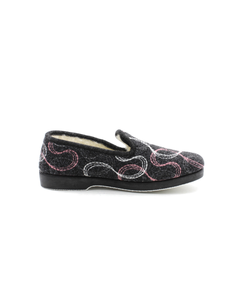 Chaussons Rohde Noir Femme Taille 40 - Neufs En Boîte - Modèle 2568 - Confort Et Douceur
