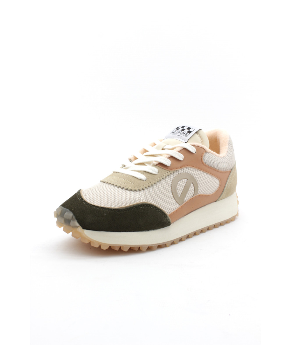 baskets et sneakers femme No name punky jogger beige