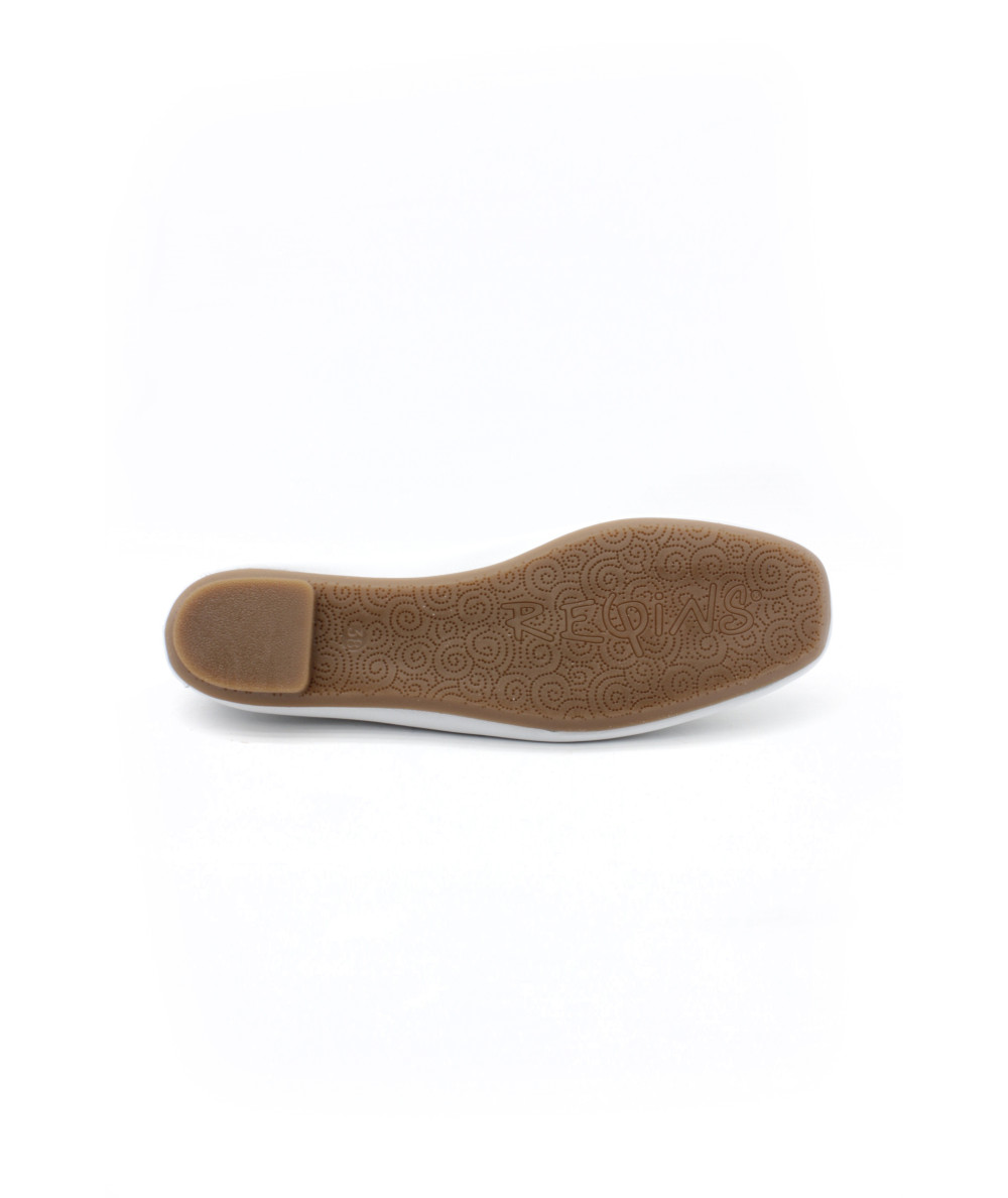 Mules Plates Reqins Kobe En Cuir Blanc - Pointures 36, 39, 41 - Neuf Avec Boîte