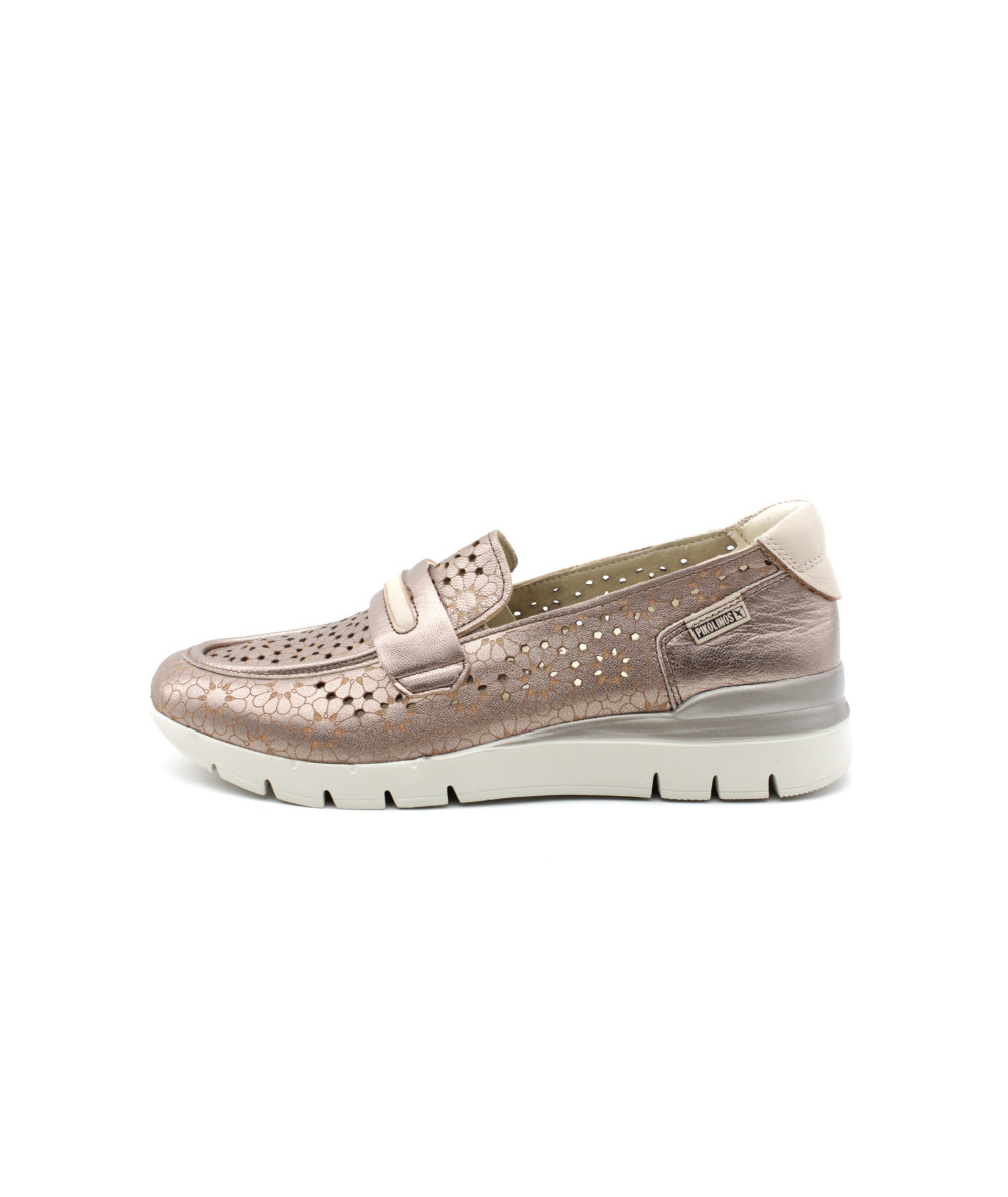 Mocassins Femme Pikolinos Aviles En Cuir | Modèle W6P 3857C1 Noir | Confort Et élégance Au Quotidien - 2