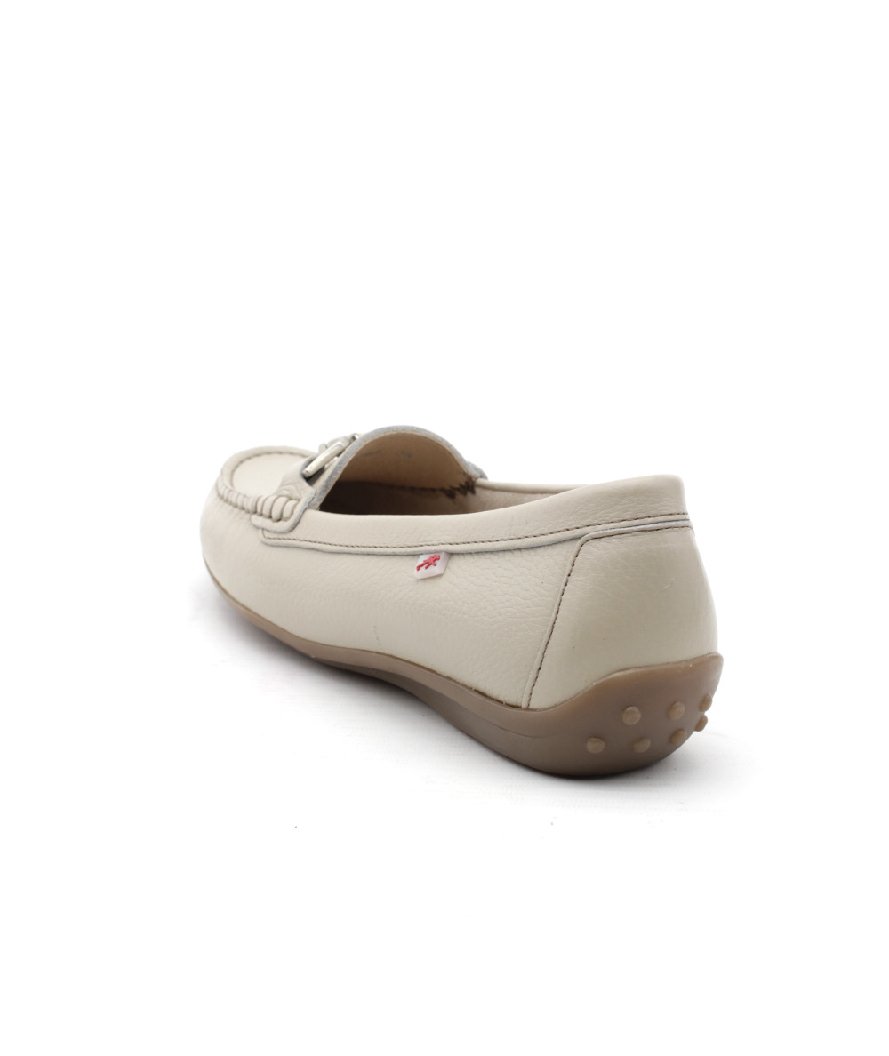 Mocassin Homme Fluchos F1714 - Plat, Cuir Marron, Doublure Textile - Classique Et Confortable