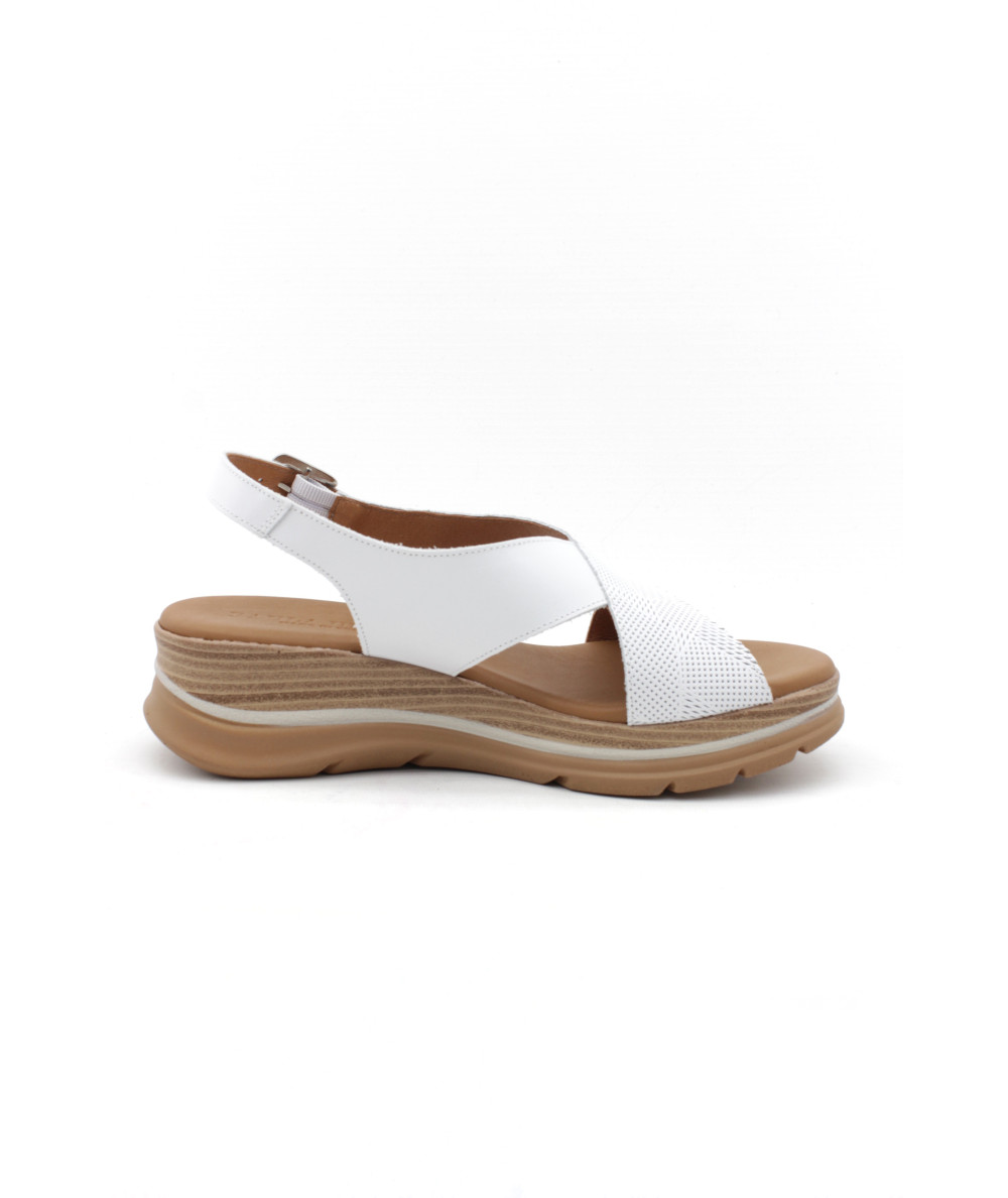 Chaussures Paula Urban Talons Blancs - Cuir - Taille 39 - Femme - Occasion