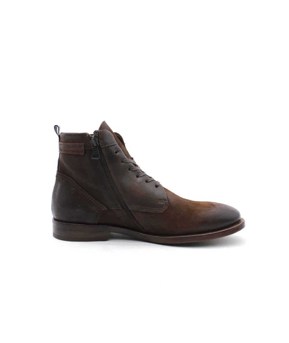 Bottes De Randonnée DANNER – Nubuck Bleu/Marron – Taille 9 US – Occasion