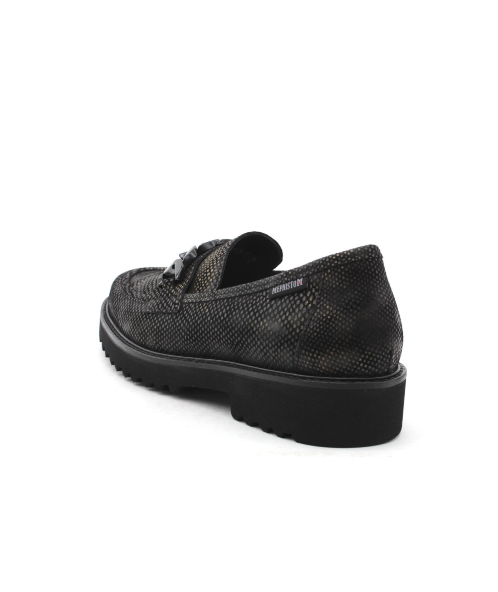 Mephisto SALKA Mocassino Donna In Pelle Cordovan – Tacco Piatto – Comodo E Elegante (Taglia 38.5)